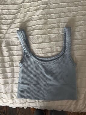 Light Blue Rock and Rags “spill the tea” Tank Top